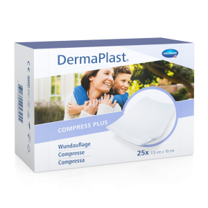 Compresses DermaPlast® Plus 7.5 x 10 cm 25 pcs 