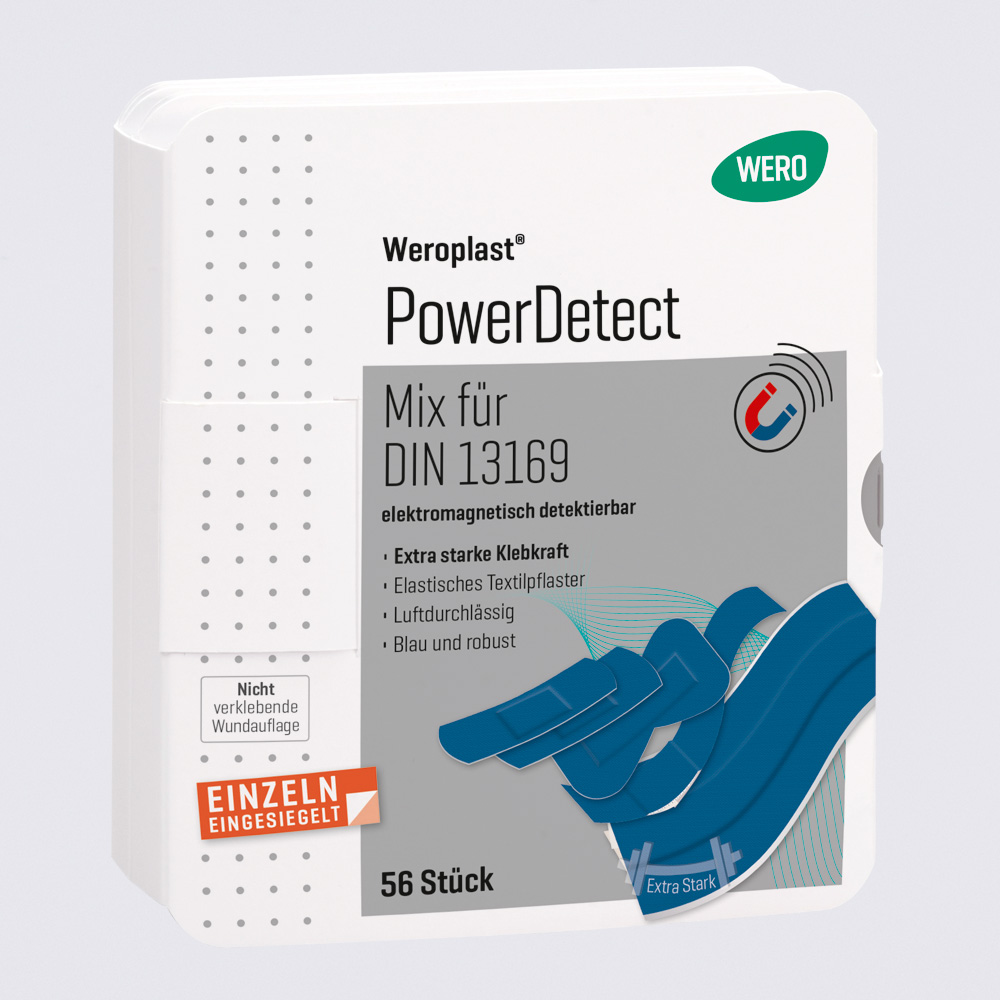 Pansements Weroplast® PowerDetectMix pour DIN13169 