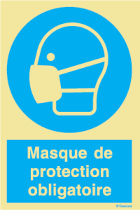Signalisation masque de protection 150 x 200 mm