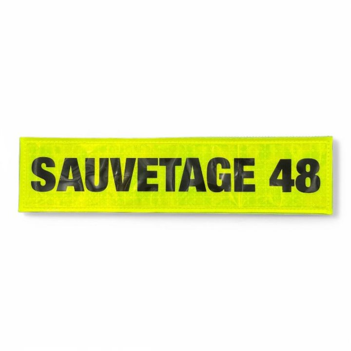 Bande velcro SAUVETAGE 48 pour sacs et gilets