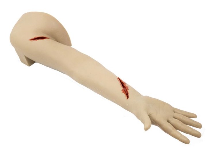Simulator zur Kontrolle von Blutungen aus dem Lifecast-Arm