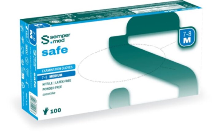 Nitrilhandschuhe Größe S SemperMed Safe®.