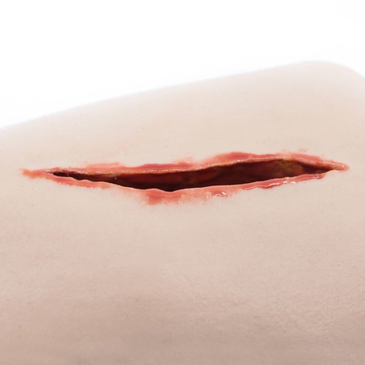 Simulatore per il confezionamento di ferite e lacerazioni