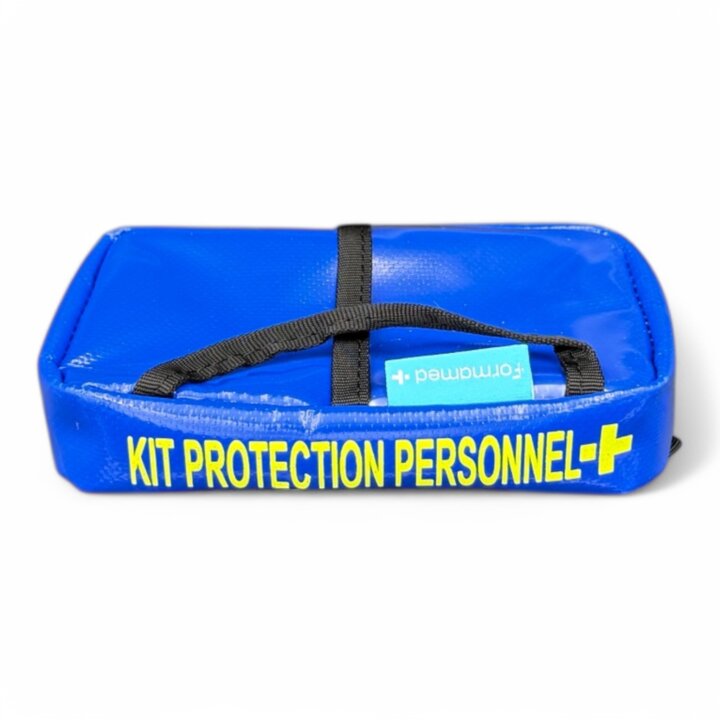 SMILE Tasche blau / Persönliches Schutzset