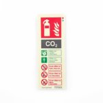 Signalisation d'agents extincteurs CO2