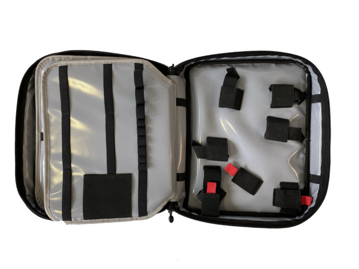 AMMO Intubation CMAC PVC Tasche Grau und Grün