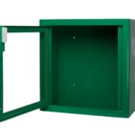 Armoire d'intérieur Arky verte pour défibrillateur