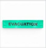 Brassard enrouleur vert EVACUATION