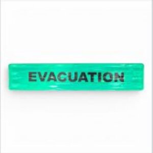 Brassard enrouleur vert EVACUATION 