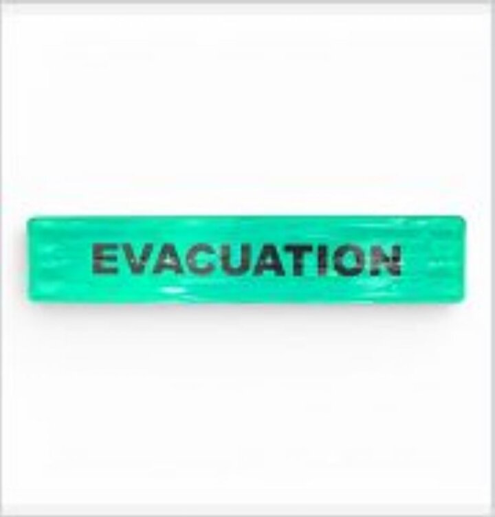 Brassard enrouleur vert EVACUATION