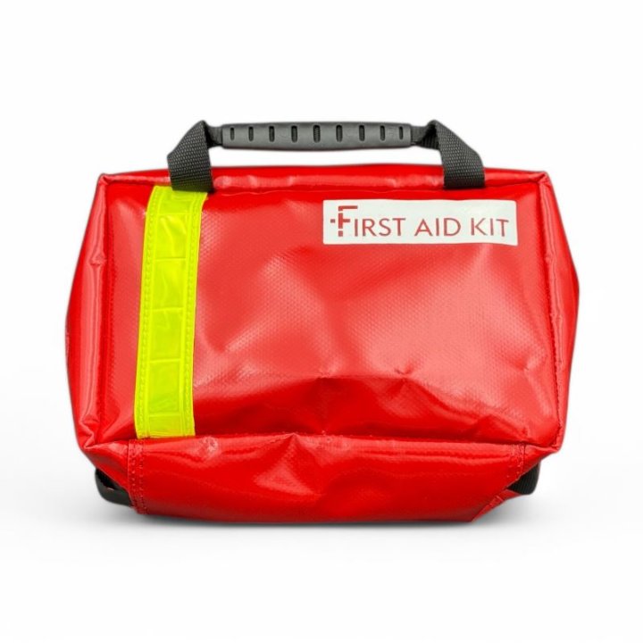 First aid Kit PVC rouge Vide
