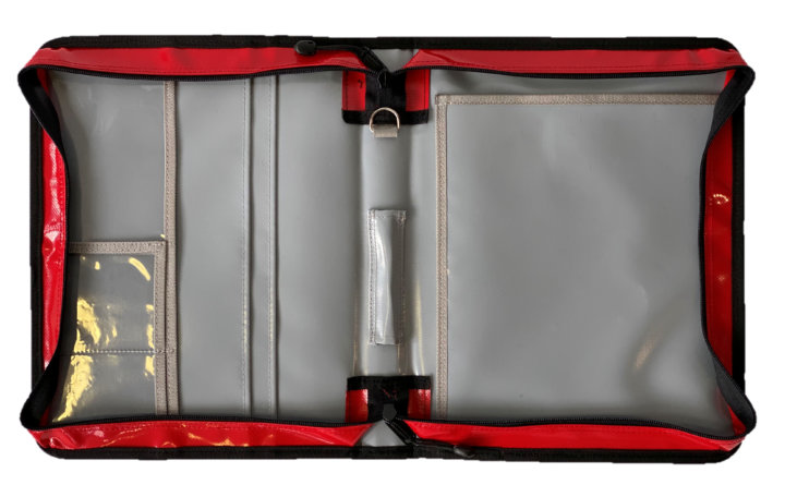 Dokumentenmappe Charter rot