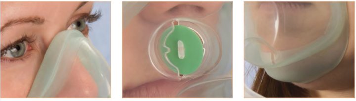 Masque Intersurgical EcoLite™ oxygène haute concentration adulte avec tuyau 2.1m