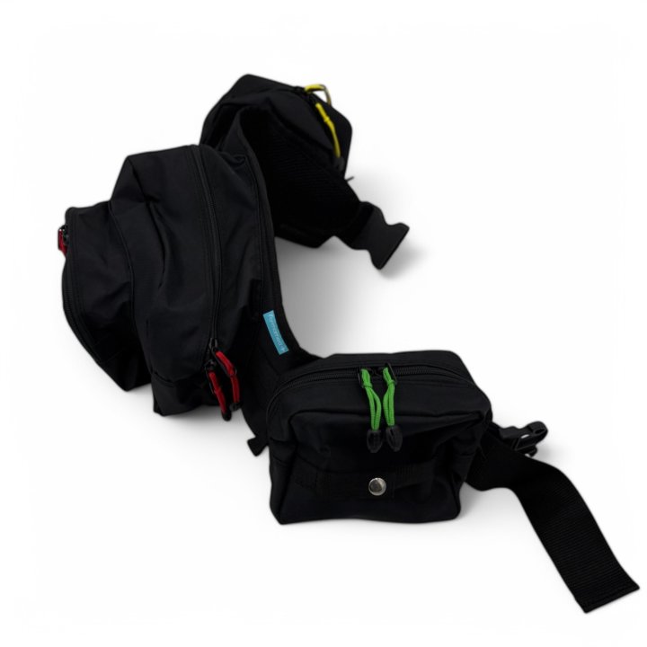 Sac banane EUF en nylon noir