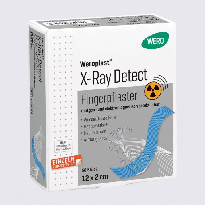 Weroplast® X-Ray Detect Pflaster 12x2cm 50 Stk.