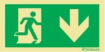 Signalisation Sortie de secours "bas"
