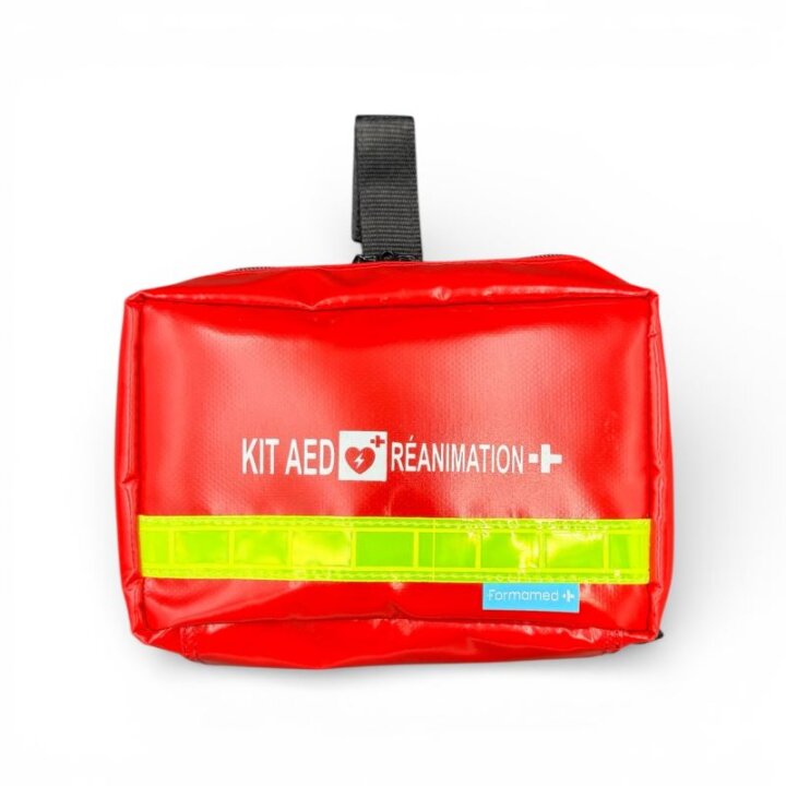 KIT AED aus rotem PVC komplett