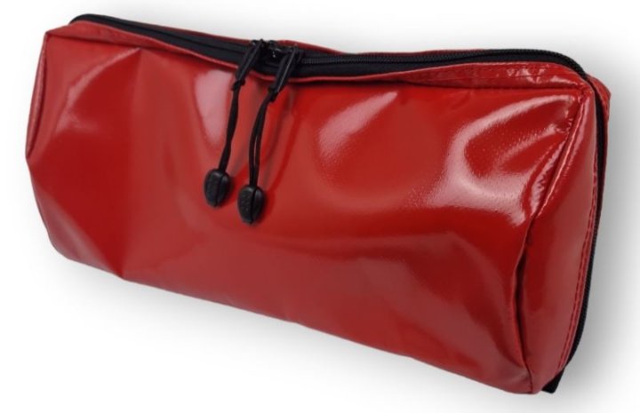 Pochette MONCH 32X14X6 cm. PVC Rouge