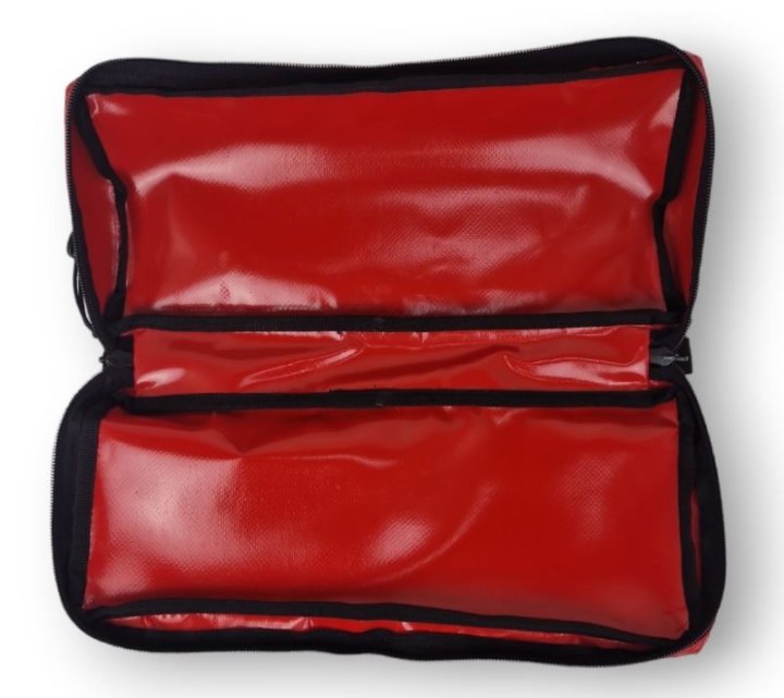 Pochette MONCH 32X14X6 cm. PVC Rouge