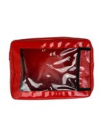 Pochette Poly M en PVC rouge