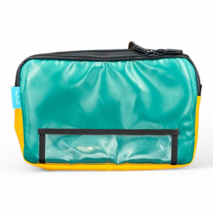 Pochette PRATY M AERO MAG GREEN BVC