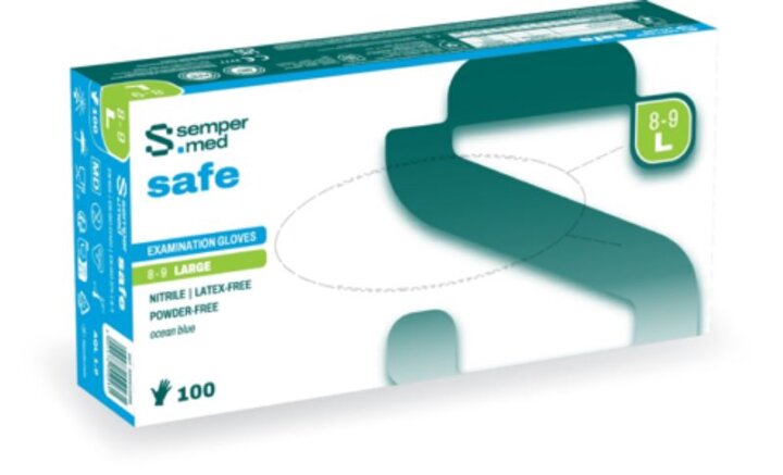 Nitrilhandschuhe Größe S SemperMed Safe®.