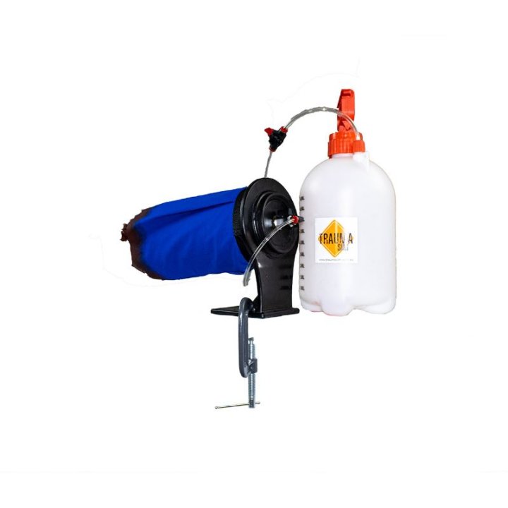 Simulator zum Anlegen von Beingurten