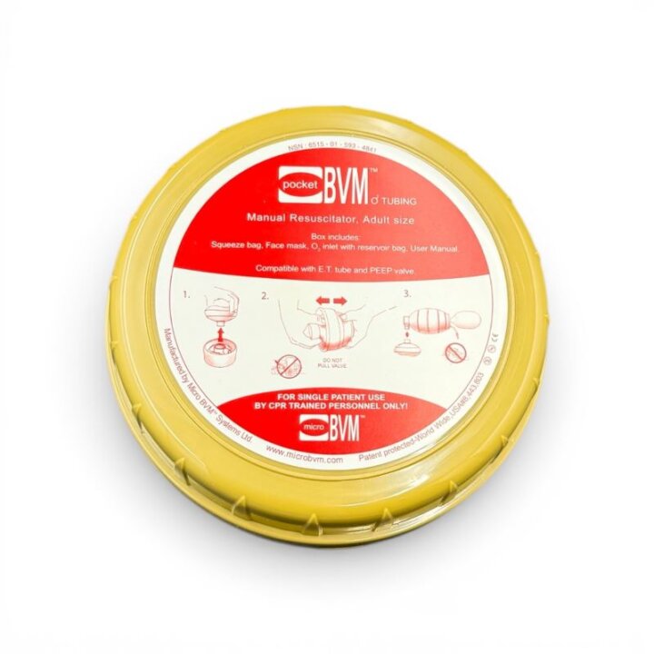 Ballon de ventillation Pocket BVM avec tubulure O2
