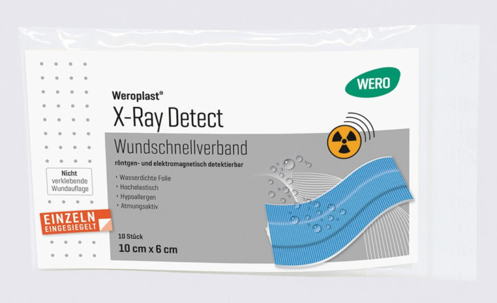 Weroplast® X-Ray Detect Pflaster 10cmx6cm 10 Stk.